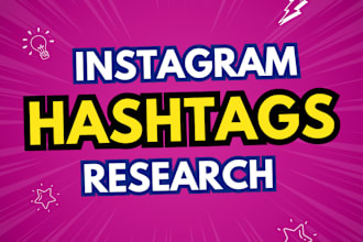 research hashtags to grow your instagram organically