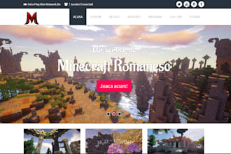 make you a website for your game server