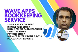 do bookkeeping and accounting using wave app