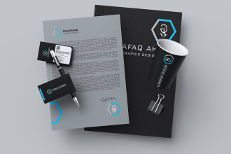 design business card, letterhead, and stationery items