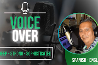 a professional neutral spanish voiceover