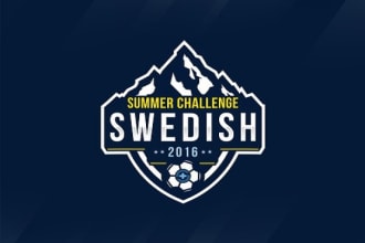 design 2016 swedish summer challenge logo in 1 day