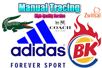 do object and logo vector tracing in adobe illustrator, real way