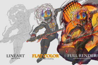 draw anime, mecha, armor, character, concept art or artwork