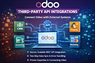 do third party integration in odoo