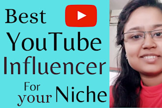 find youtube influencer for your niche