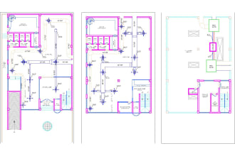 do hvac load calculations and draw drawings