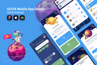 do mobile app UI UX design figma
