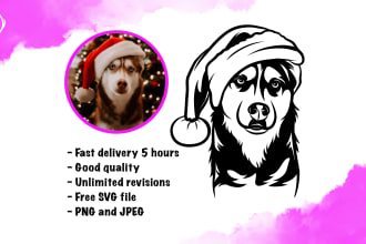 draw awesome your cat, dog, and pet animals line art in 5 hours