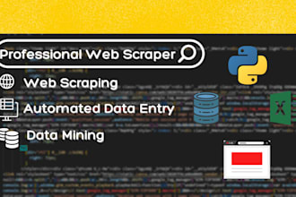 scrap data and information from website