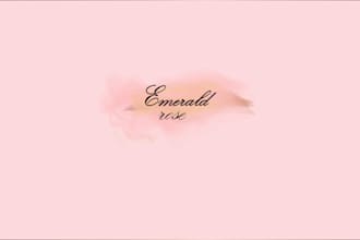desighn stylish watercolour feminine logo