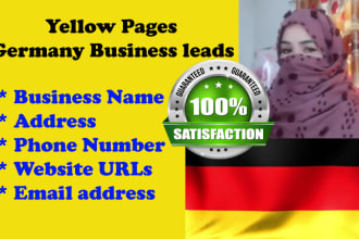 niche targeted email list b2b from yellow pages of germany for email blast