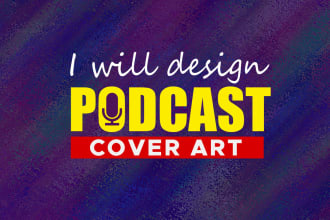 design professional podcast cover art and podcast cover design