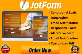 create smart and responsive forms in jotform for you
