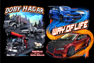 create a automotive car or any vehicle illustrations