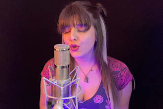 be your female 1980s synthwave singer