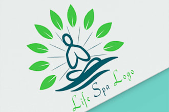 make creative professional spa and esthetics logo design