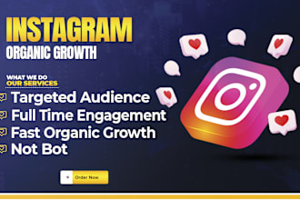 do instagram marketing  and promotion for fast organic growth