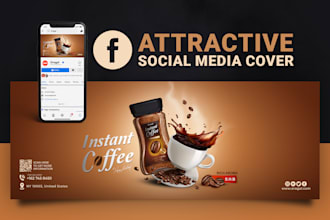 create a professional social media cover