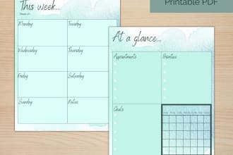 create custom planners, calendars, and more