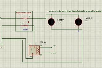 design electronic circuit diagrams to create control systems or for study