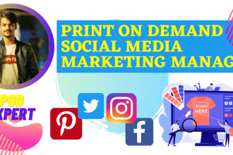 be your print on demand social media marketing manager