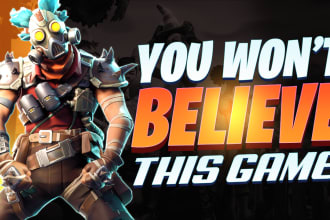 make an epic youtube gaming thumbnail