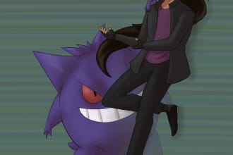 draw you as a pokemon trainer