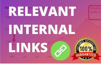 add relevant internal links to 1500 pages to boost rankings