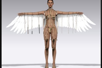 convert your fashion sketch design to 3d virtual fashion