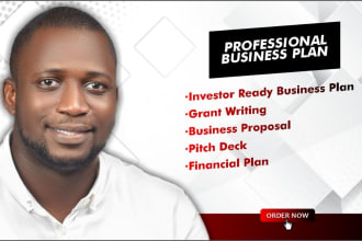 write your business plans and financial plans for startups and existing ventures