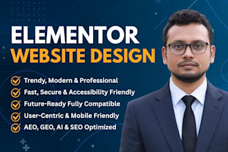 create wordpress  website by elementor template kit