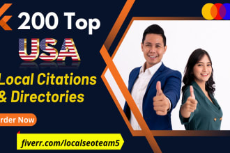 add your business details on top 200 local citations and business directories