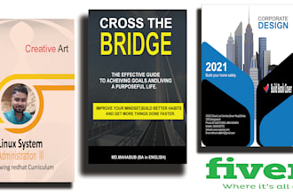 create a luxury e book and print ready cover design
