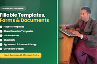 design documents, forms, and templates with indesign