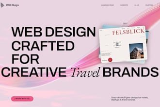 design captivating high converting travel and tourism websites