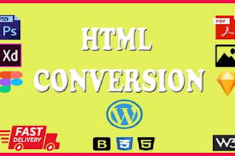 convert PSD to HTML
