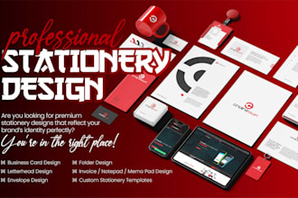 create professional business card and stationary design