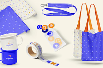 create a logo, corporate identity and brand guideline