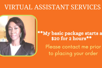 be your virtual assistant or customer support