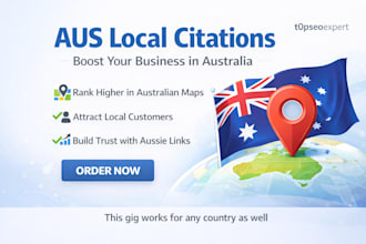 do local citations for aus, singapore and other countries to improve local seo