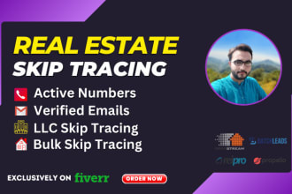 do real estate skip tracing and llc skip tracing in bulk