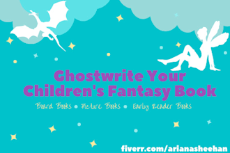 ghostwrite your childrens fantasy book or ebook