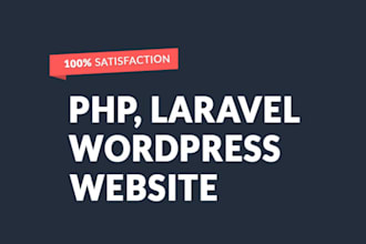 fix or develop any php,codeigniter,laravel,wordpress
