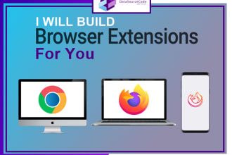 create chrome and firefox extension for you