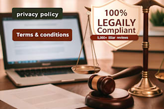 write terms and conditions privacy policy