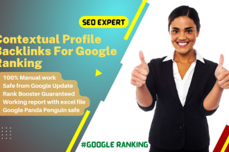do HQ 400 SEO contextual profile backlinks for google ranking