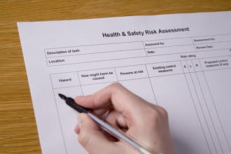 prepare health and safety plans and risk assessments