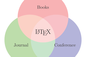 format latex overleaf of journal and conference