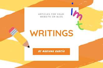 write an article for your website or blog